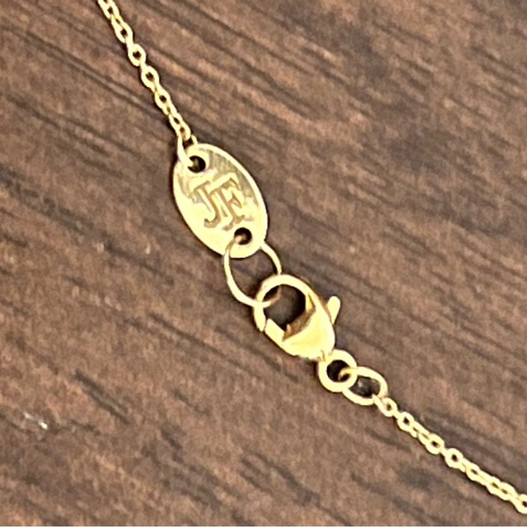 Jude Frances Necklace Moroccan Open Flower Diamond & 18k Gold Quatrefoil Pendant - Picture 4 of 9